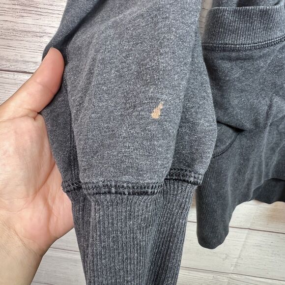 Lululemon Refresh Snap Up Grey Sweatshirt Jacket Size 8 Workout Yoga - Picture 5 of 12